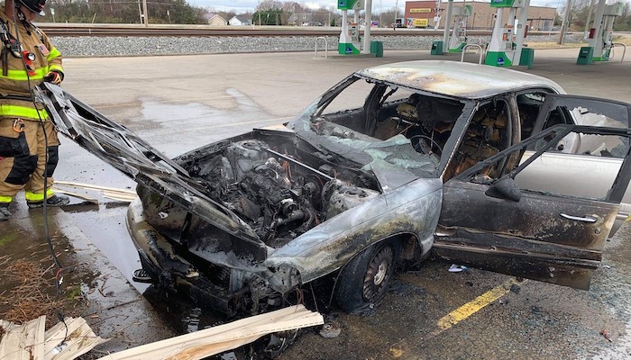 Car Fire at Florence Market