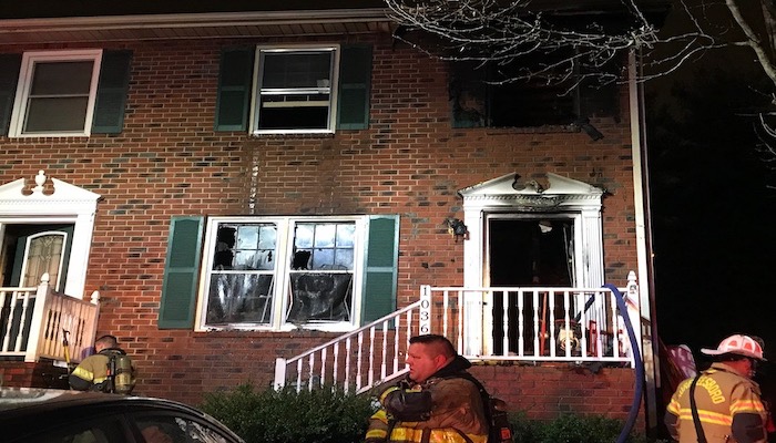 Duplex fire at 1036 Silver Court