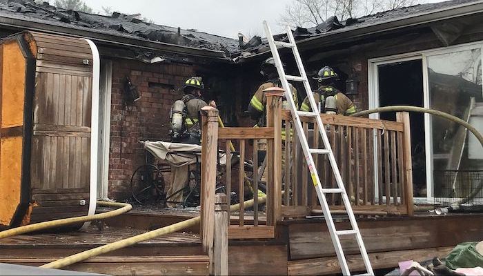 House Fire at 1320 Diana Street
