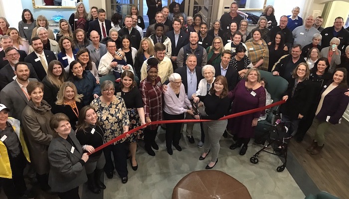 Ribbon Cutting for The Rutherford Memory Care renovation