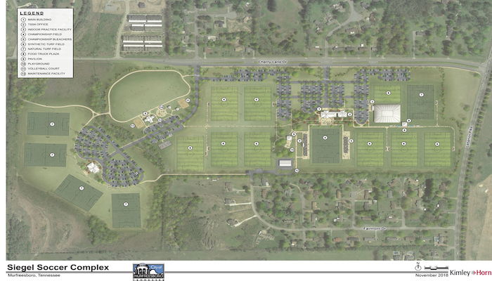 Siegel Soccer Complex Plan