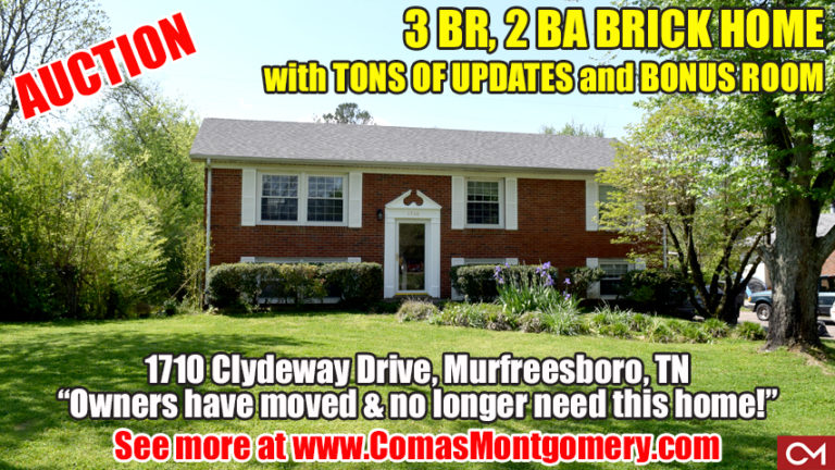 Auction at 1710 Clydeway Dr in Nashville