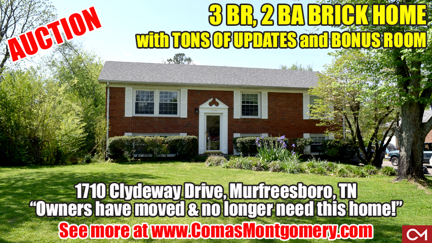 Auction at 1710 Clydeway Dr in Nashville