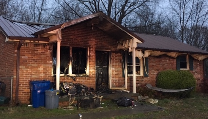 Fire at Keystone Road in Nashville