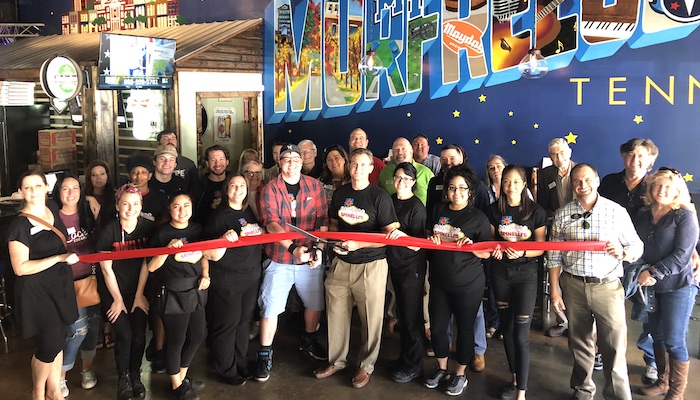Ribbon Cutting for Nick Newton's / Spinelli's Pizzeria