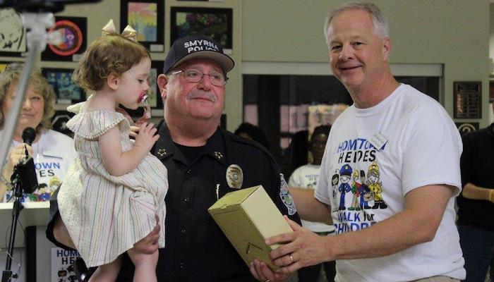 Terry Fann and Chief Arnold