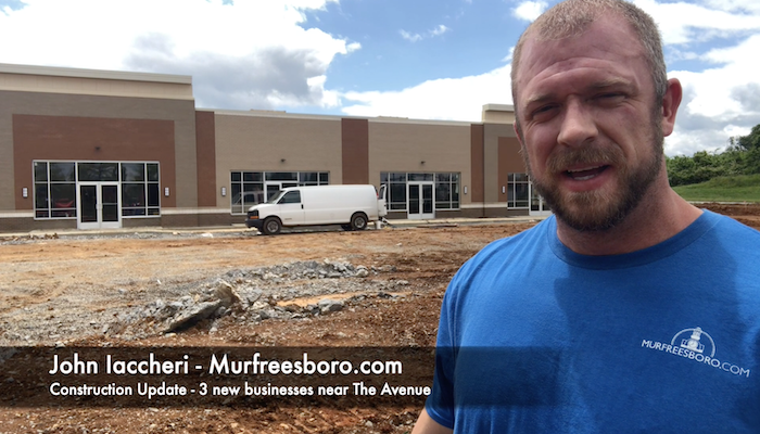 Construction Update - 3 new businesses near The Avenue
