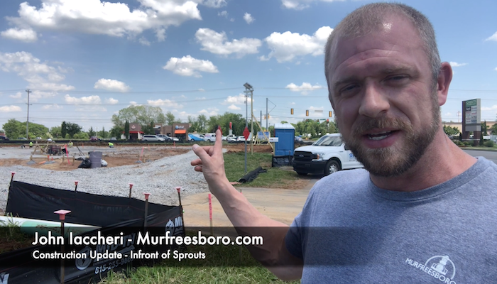 Construction Update - Infront of Sprouts