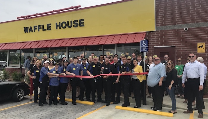 Ribbon Cutting for Waffle House