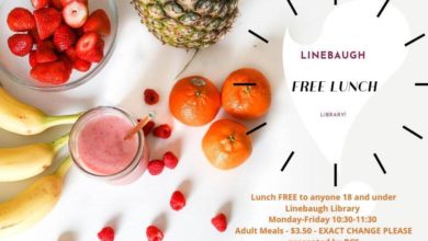 Free Lunch at Linebaugh Library