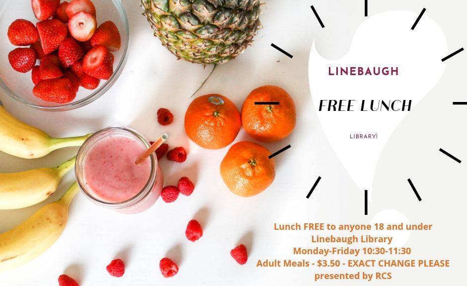 Free Lunch at Linebaugh Library