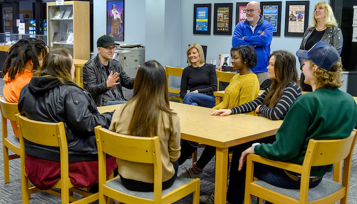 NBC Snow-Laird with MTSU group