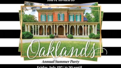 Oaklands Annual Summer Party Invitation