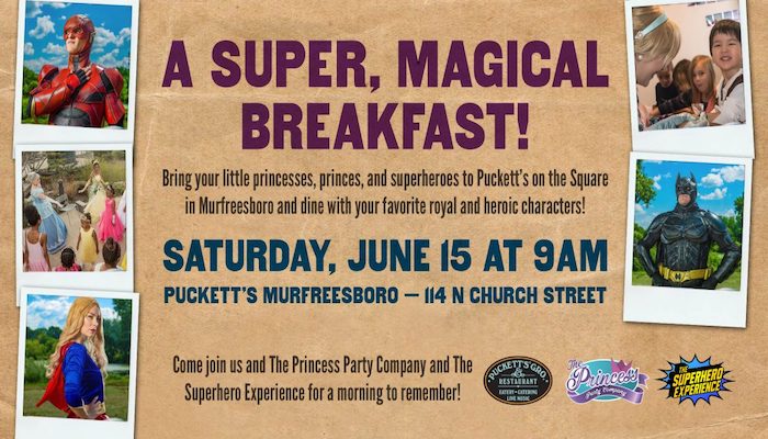 Puckett's Superhero Breakfast