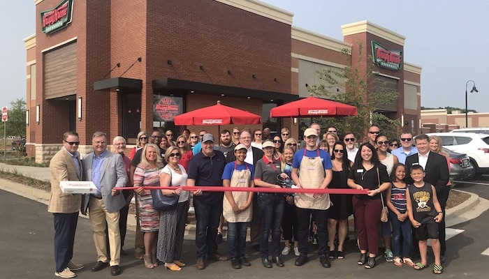 Ribbon Cutting for Krispy Kreme