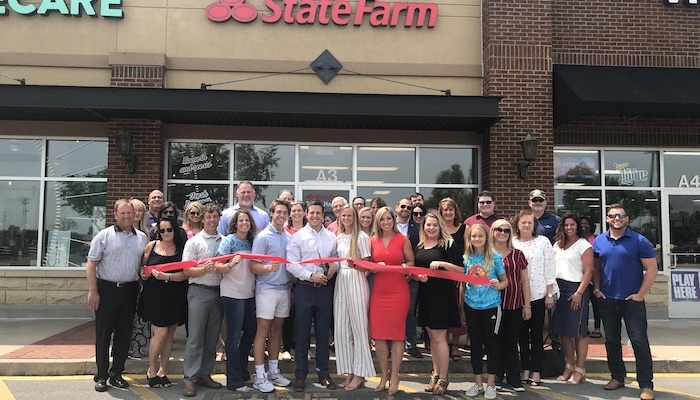 Ribbon Cutting for State Farm Office of Trevor Haggard