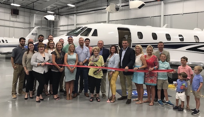 Ribbon Cutting for TDK Hangar
