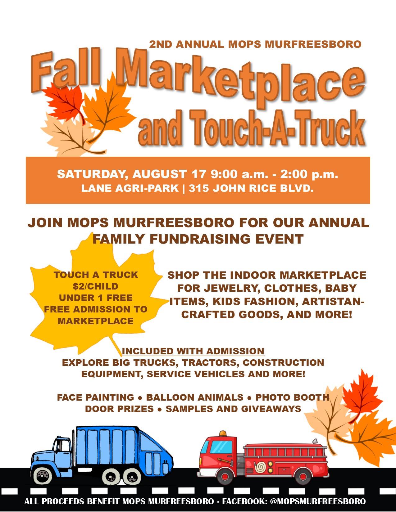 MOPS Touch A Truck Fundraiser