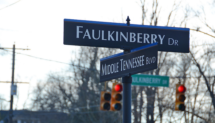 MTSU Faulkinberry Drive