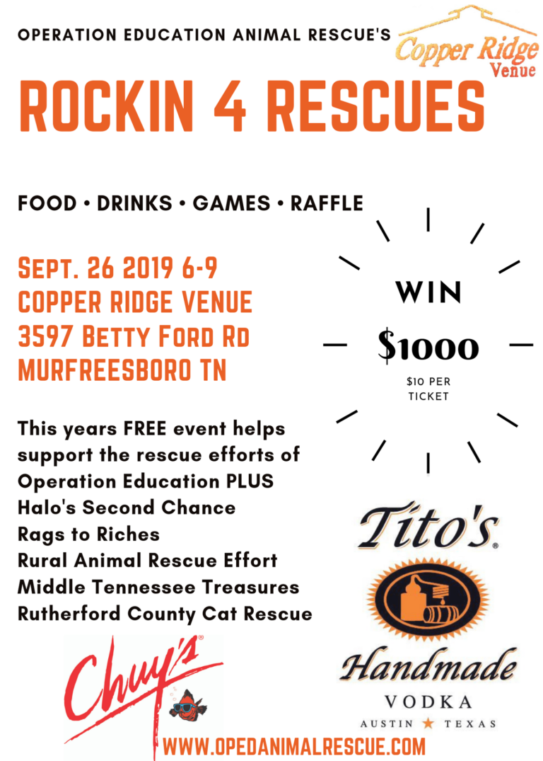 Rockin 4 Rescues