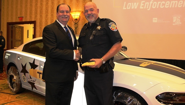 Deputy Chief Egon Grissom wins Dodge Charger