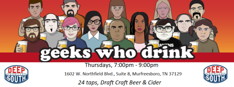 Trivia Night at Deep South Growlers Craft Beer TapHouse