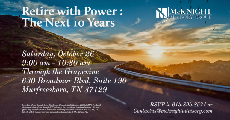 Retire with Power: The Next 10 Years