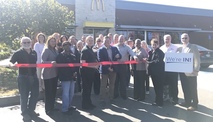 Ribbon Cutting for McDonald's Remodel ReGrand Opening