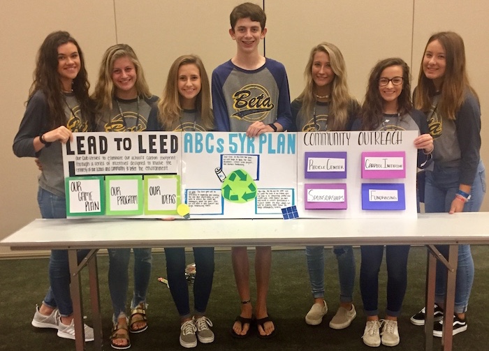 Siegel High School National Beta Club Leadership Summit Winners