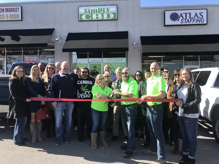 Ribbon Cutting for Simply CBD