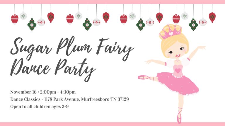 Sugar Plum Fairy Dance Party!