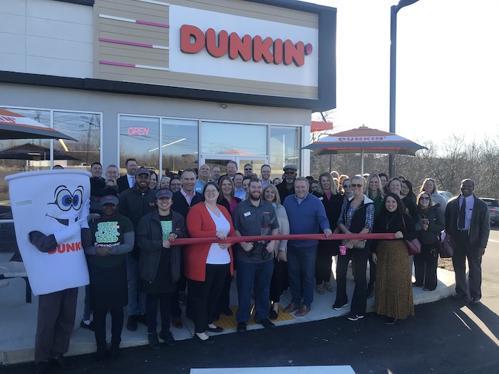 Ribbon Cutting for Dunkin' Donuts on Highway 99