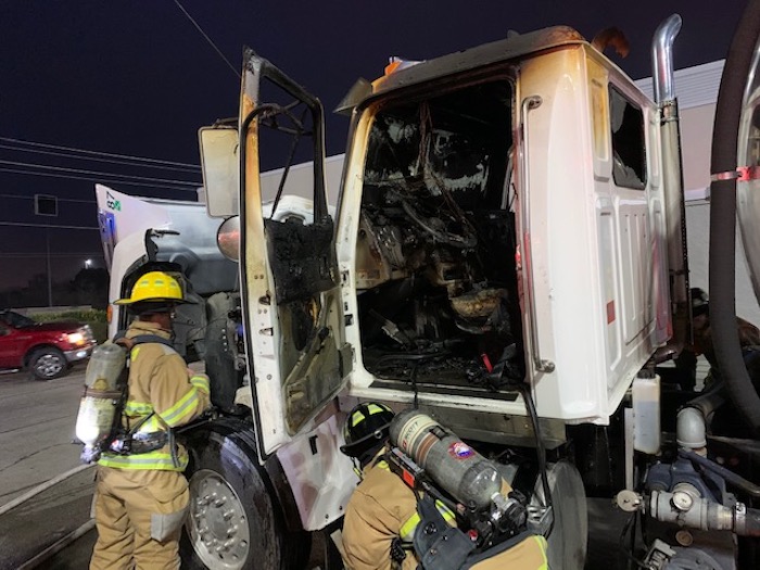 Smyrna Fire Department Responds to a Tanker Truck Fire