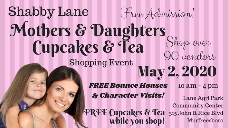 Shabby Lane’s Mothers & Daughters Cupcakes and Tea