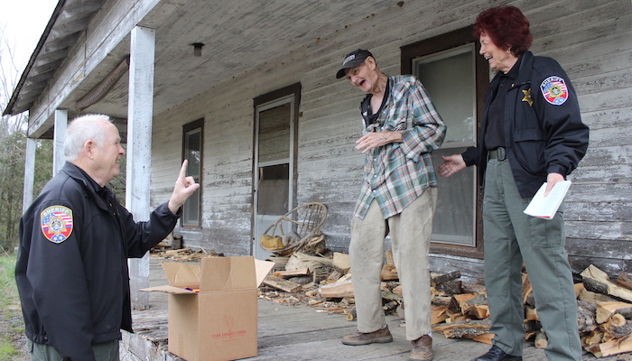 Delivering food to seniors