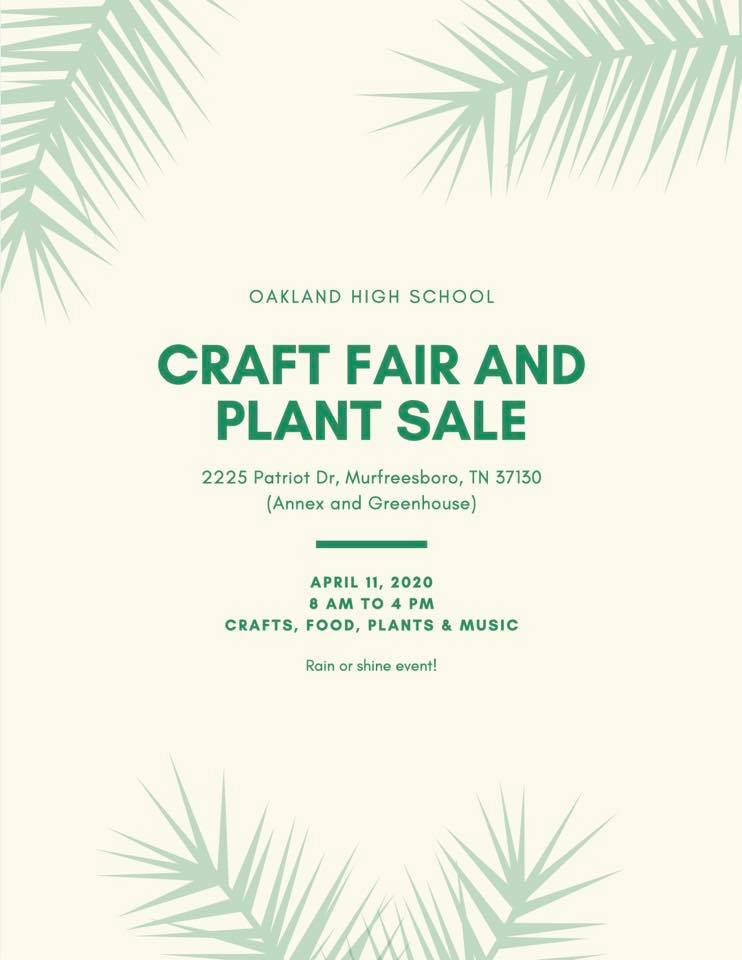 Oakland Craft Fair & Opening Day Plant Sale