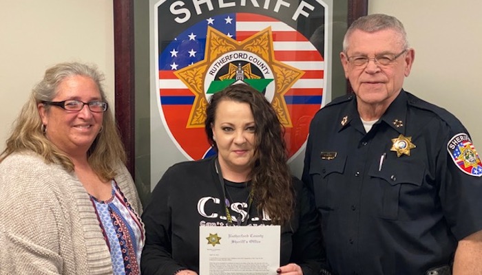 Jenny Mathias Dispatcher of the Year