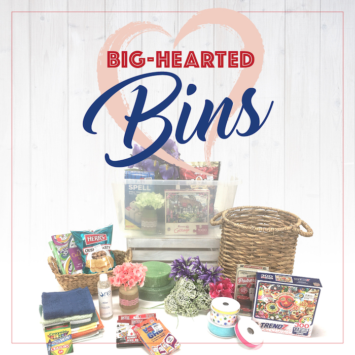 Old Time Pottery Big Hearts Big Bins