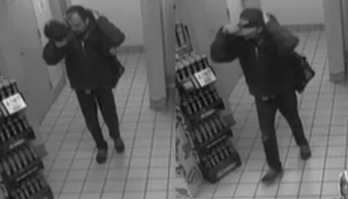 Suspect involved in the theft of a vehicle