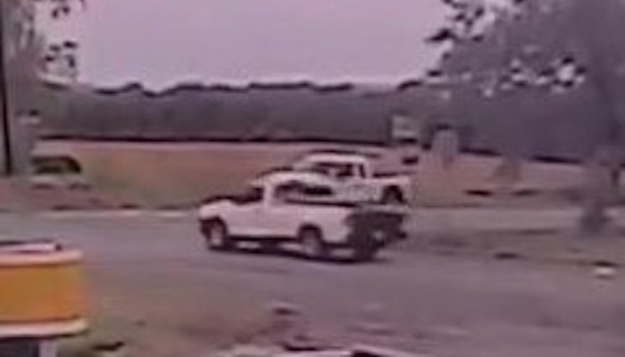 Truck involved in Veterans Parkway shooting