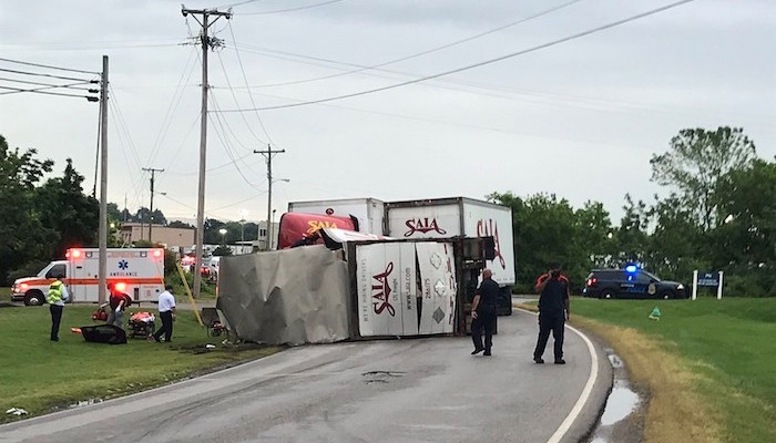 Bridgestone Parkway Tractor Trailer Crash