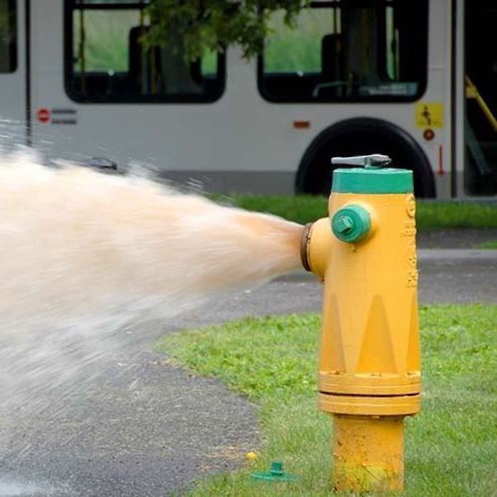 Firehydrant flushing