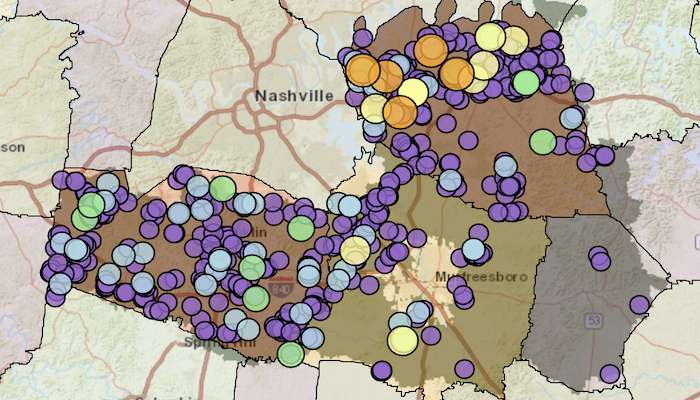 Middle Tennessee Electric Outage Map