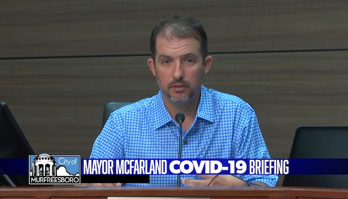 Mayor McFarland Corona Briefing