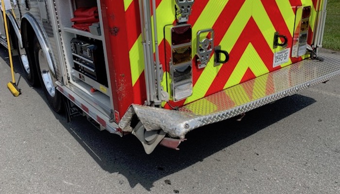 Smyrna Fire Engine Rear Ended