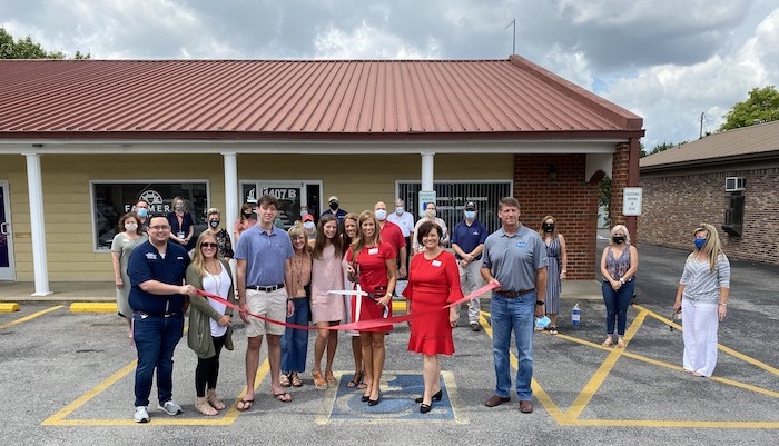 Ribbon Cutting for Farmer's Insurance - Sharon Perry Agency
