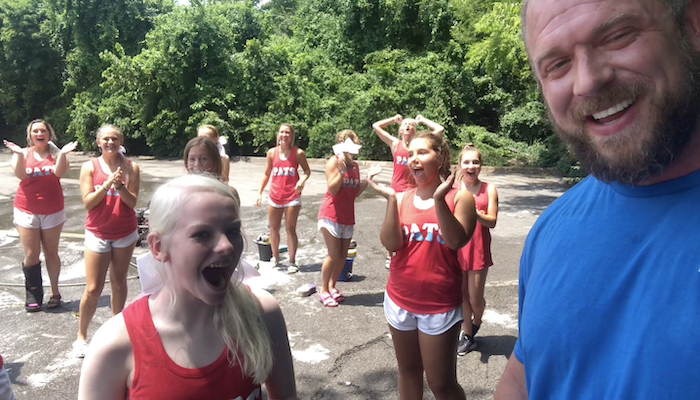 Surprise Donation for Oakland High School Cheer Team