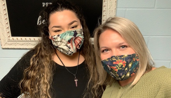 Anahi Castillo and Elizabeth Benton