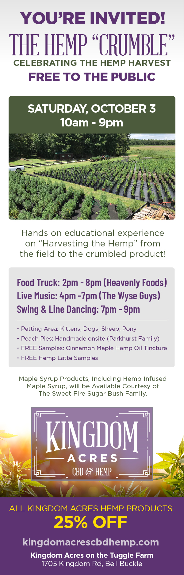The Hemp Crumble Event