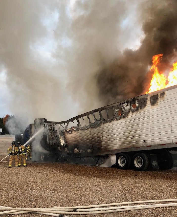 Tractor Trailer Fire